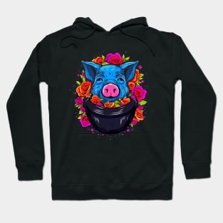 Pot-Bellied Pig Valentine Day Hoodie